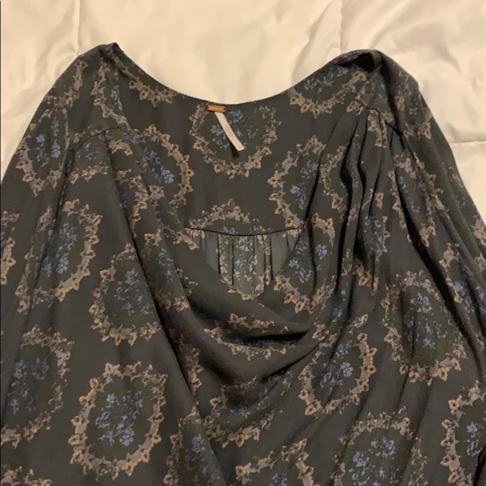 Free People Cowling Around blouse